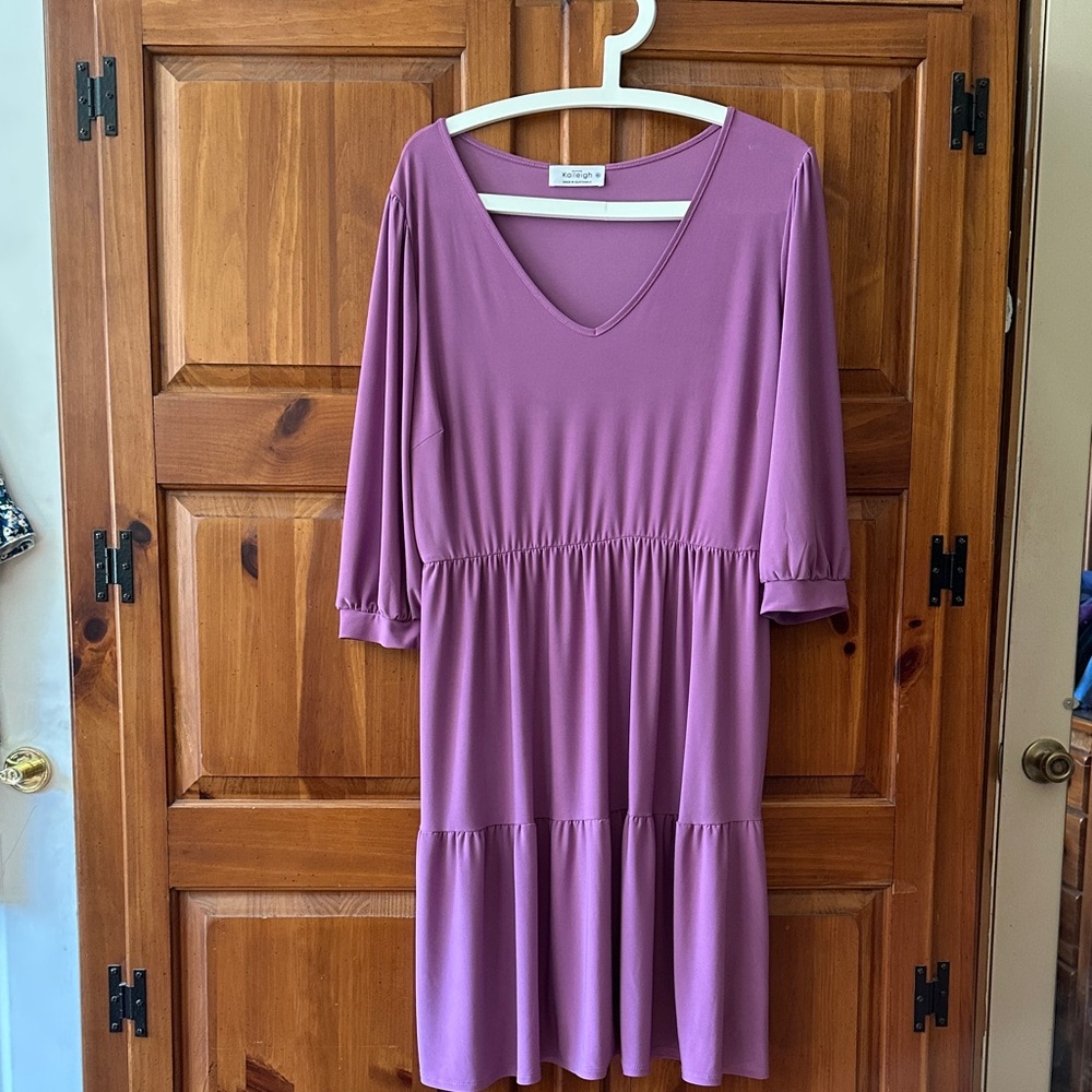Kaileigh V-Neck Dress XL